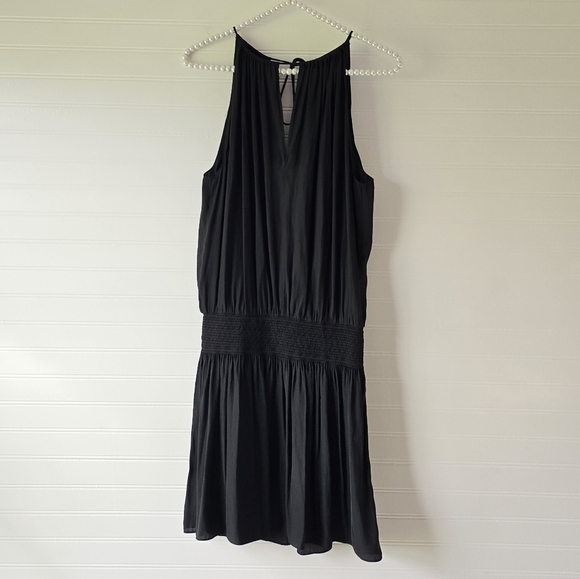 Ramy Brook Paris Sleeveless Mini Sun Dress Black Small Sundress - Picture 3 of 12